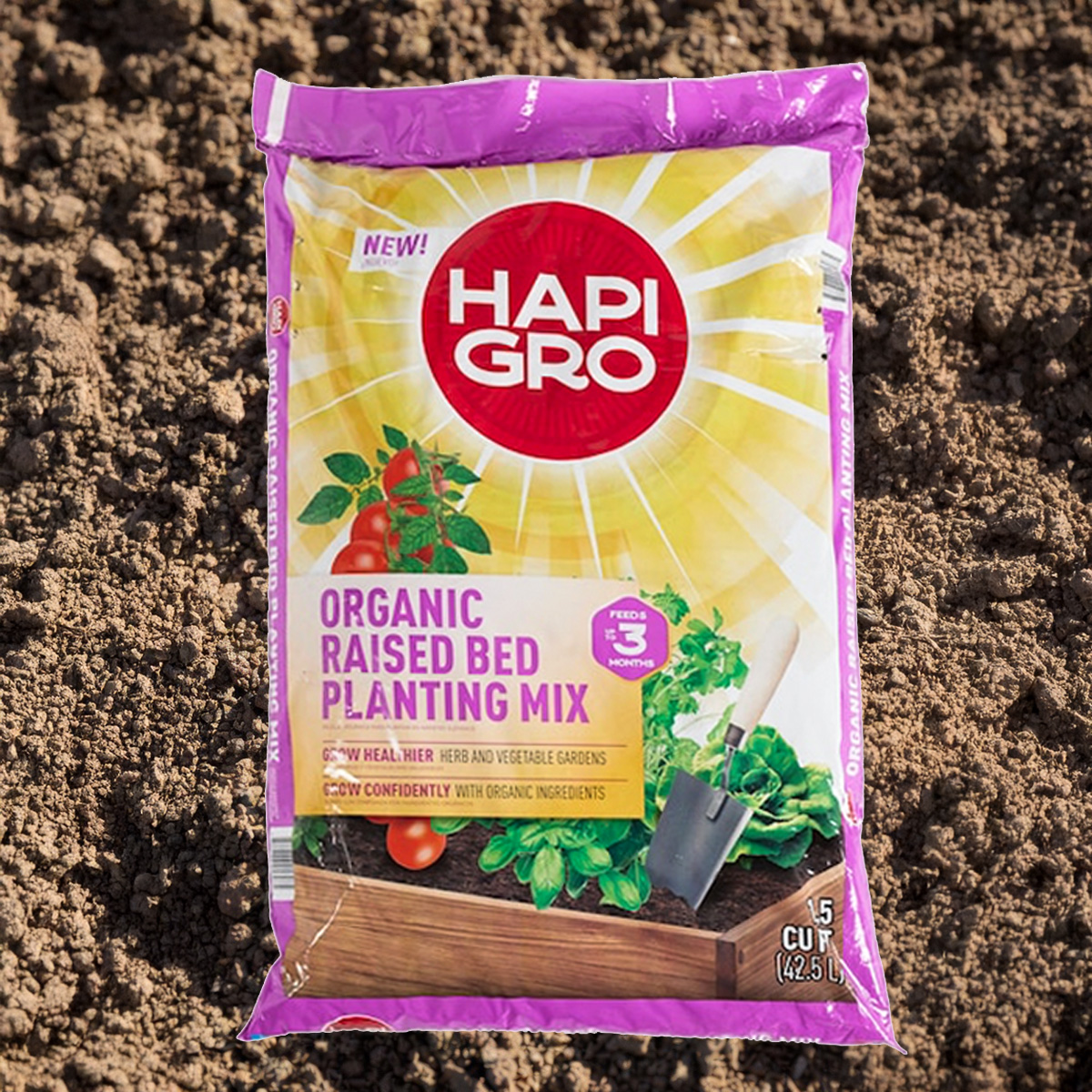 HapiGrow Organic Raised Bed Mix